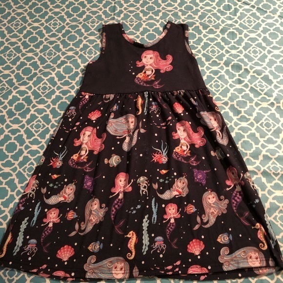 Sunshine Swing Other - SUNSHINE SWING Black Mermaid Shift Dress 7